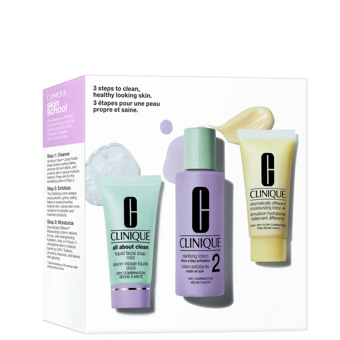 Mini Kit 3 Étapes Skin 2 de Clinique (valeur 21 €)