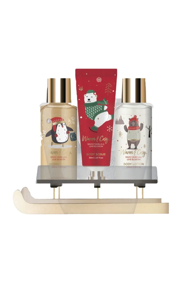 Mini traineau de bain – Warm & Cosy – 4 produits