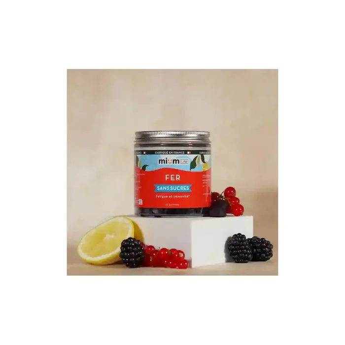 Mium Lab Fer 42 gummies sans sucres