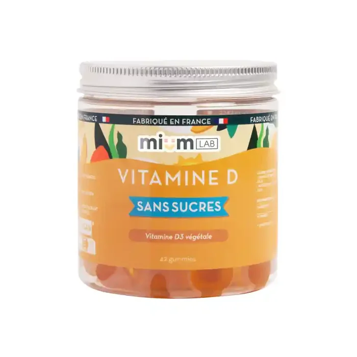 Mium Lab Vitamine D sans sucres 42 gummies