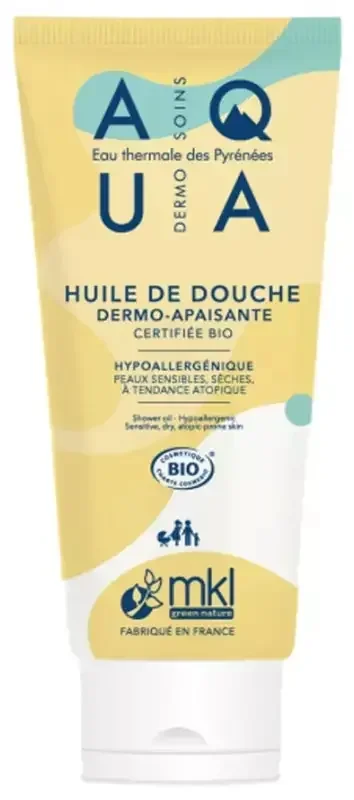 MKL Green Nature Aqua Huile de Douche Apaisante Peaux Sèches Bio 100 ml