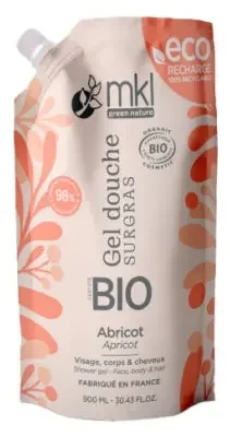 MKL Green Nature Eco-Recharge Gel Douche Abricot Bio 900 ml