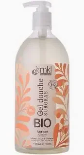 Mkl Green Nature Gel Douche Bio 1 l Abricot