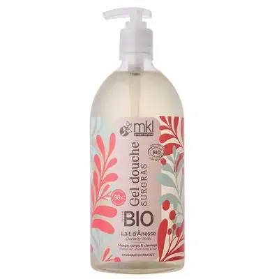 Mkl Green Nature Gel Douche Bio 1 l Lait d‘Ânesse