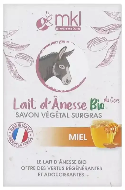 Mkl Green Nature Savon Lait d‘Ânesse 100Grs – Miel
