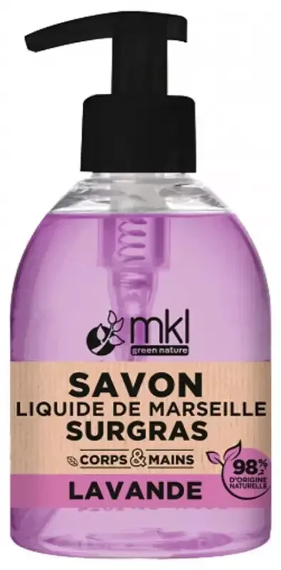 Mkl Green Nature Savon Liquide de Marseille « lavande » 300 ml