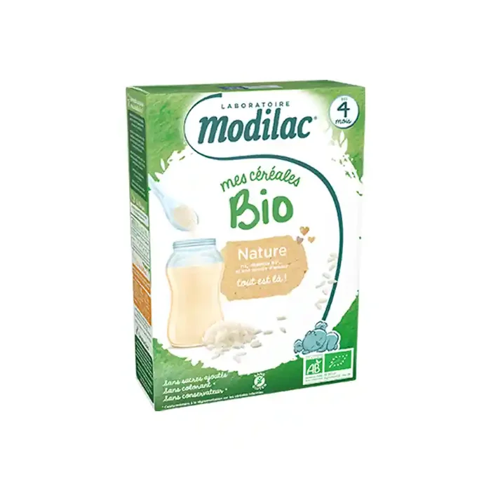 Modilac Mes Cereales bio nature des 4 mois 250gr