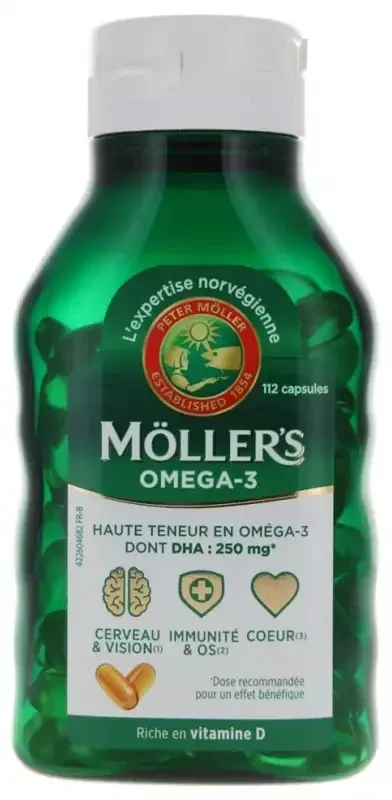 Möller‘s Mollers Oméga -3 Double 112 Gélules