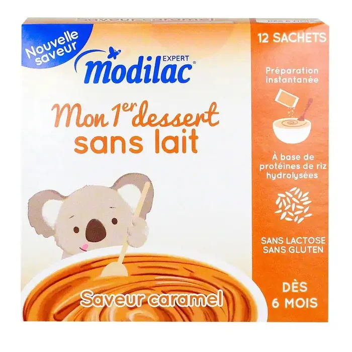 Mon 1er dessert sans lait saveur caramel