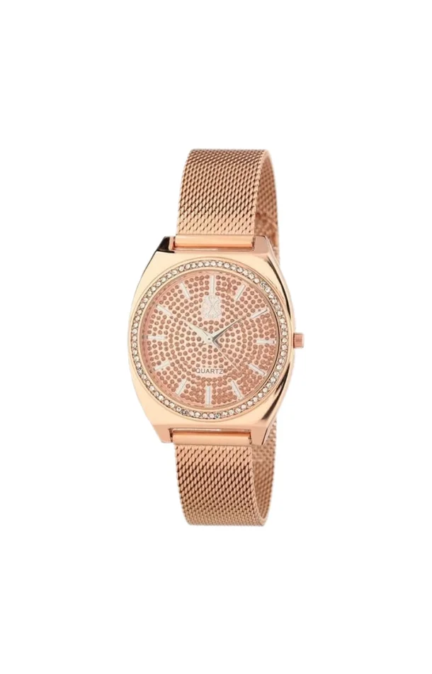 Montre – Acier inoxydable – Doré rose