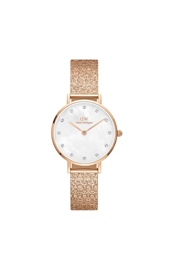 Montre à quartz – Acier inoxydable doré rose – Femme
