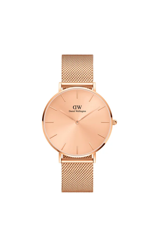 Montre à quartz – Acier unitone & doré rose – 36 mm