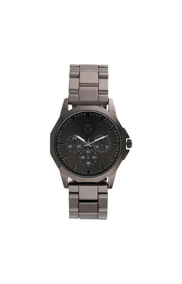Montre à quartz – Alliage – Noir – Homme