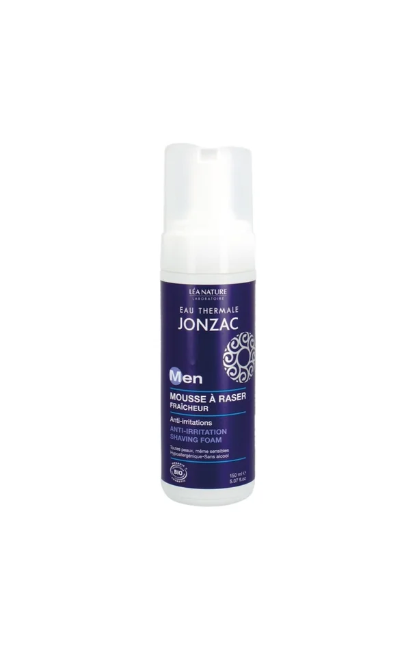 Mousse à raser fraîcheur anti-irritations bio – Homme – 150 ml