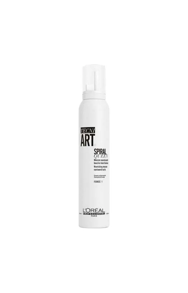 Mousse coiffante hydratante pour boucles – Techni Art – Spiral Queen – 200 ml