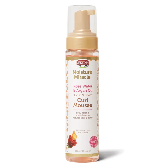 Mousse Curl à l’eau de rose et à l’huile d’argan