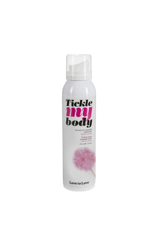 Mousse de massage crépitante – Barbe à papa – Corps – 150 ml