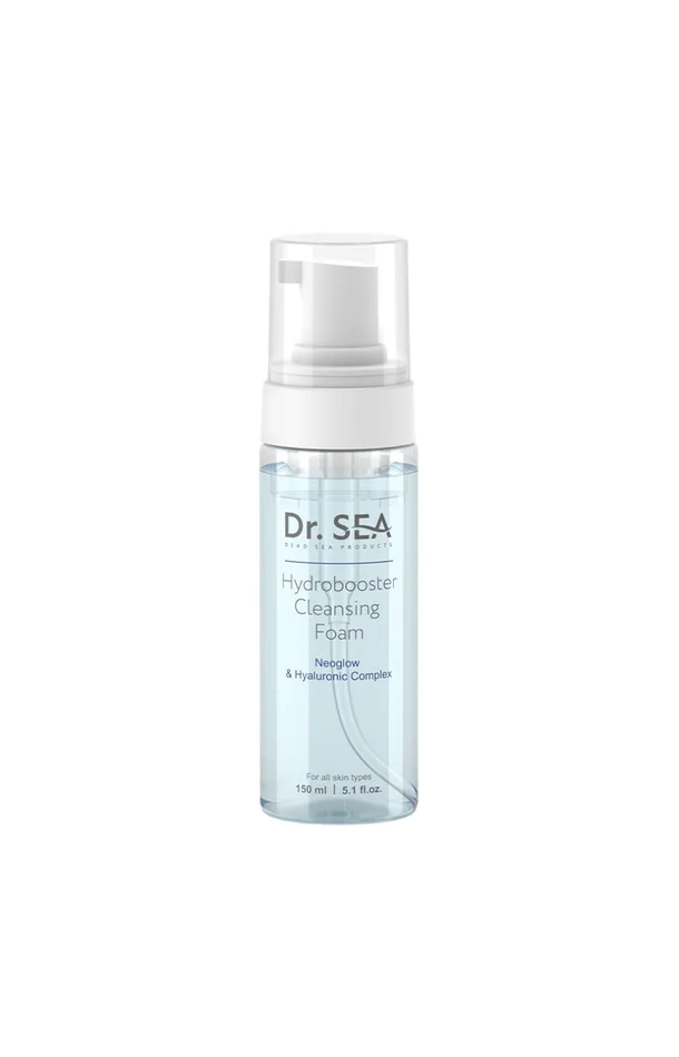 Mousse nettoyante & hydratante – Neoglow & complexe d’acide hyaluronique – Visage – 150 ml