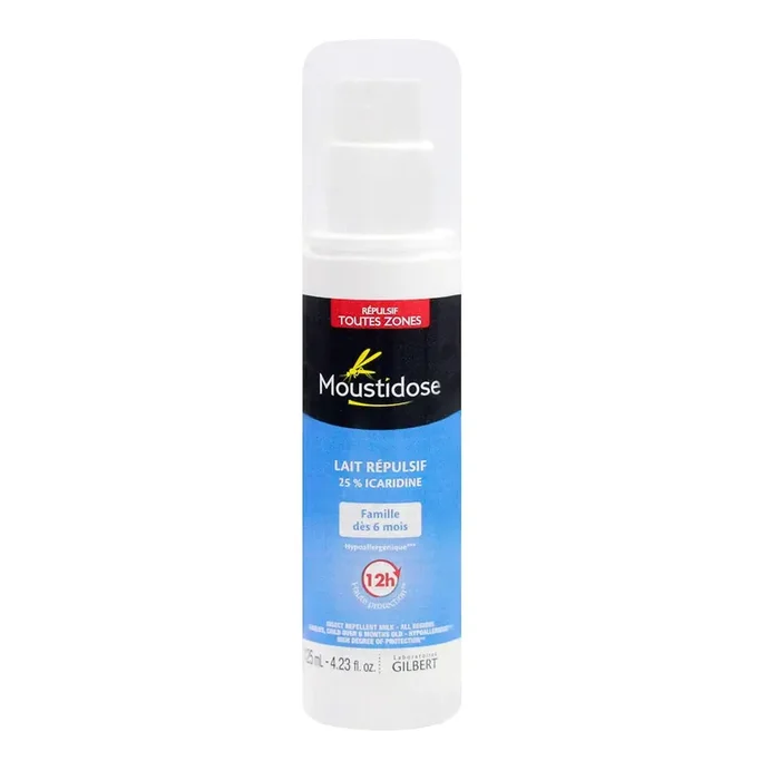 Moustidose lait répulsif toutes zones 125ml