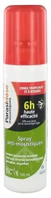 Moustiques Zones Tropicales et à Risques Spray Anti-Moustiques 100 ml