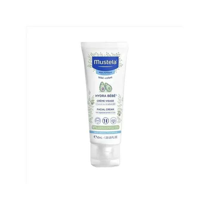 Mustela creme visage hydra bebe a l‘avocat bio 40ml