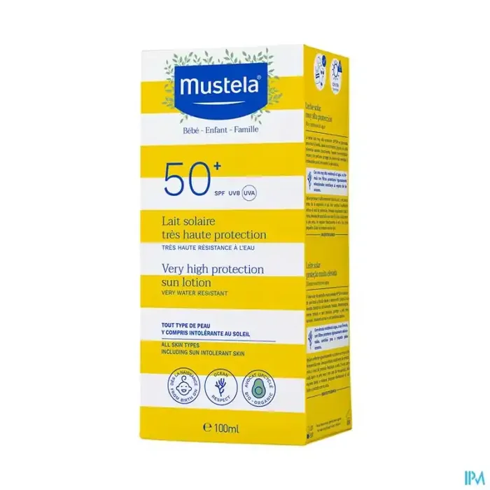Mustela famille lait solaire SPF50+ 100ml