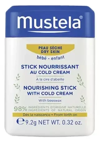 Mustela Stick Nourrissant au Cold Cream Peau Sèche 9,2 g