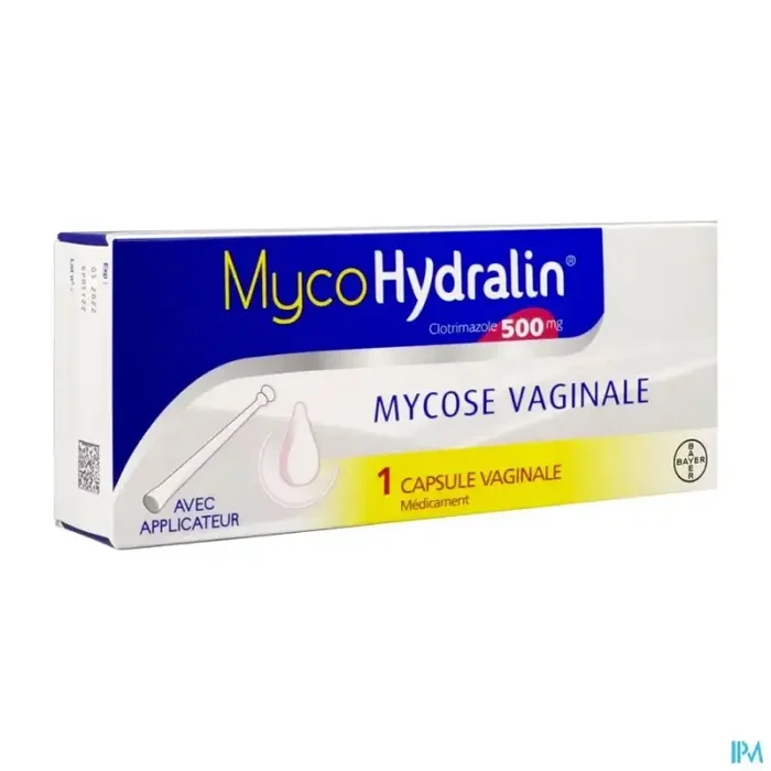 Mycohydralin 500mg capsule vaginale avec applicateur 1