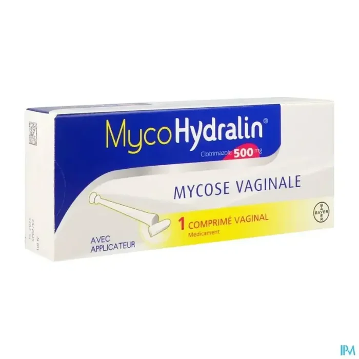 Mycohydralin 500mg comprimé vaginal avec applicateur 1
