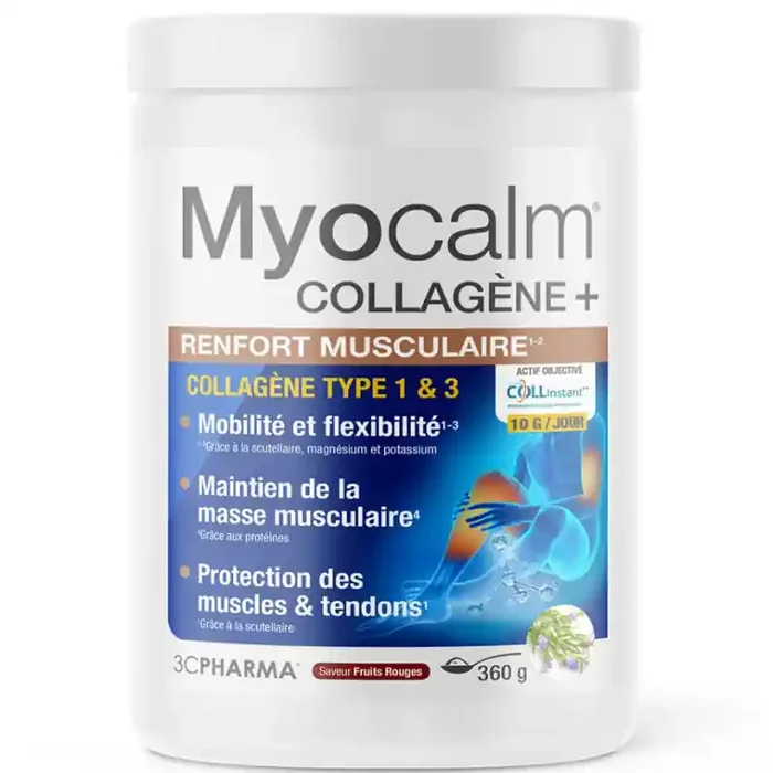 MYOCALM COLLAGENE+ RENFORT MUSCULAIRE 360G 3C PHARMA