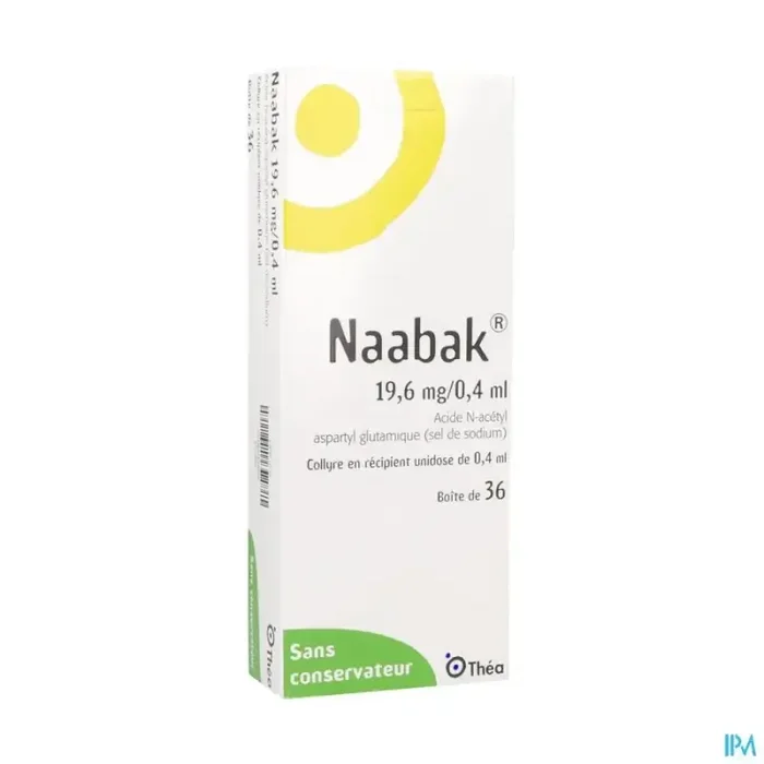 Naabak 19mg6/0ml4 collyre unidose 0ml4 36