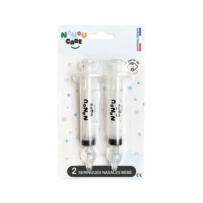 Nanou care seringue nasale bébé x2