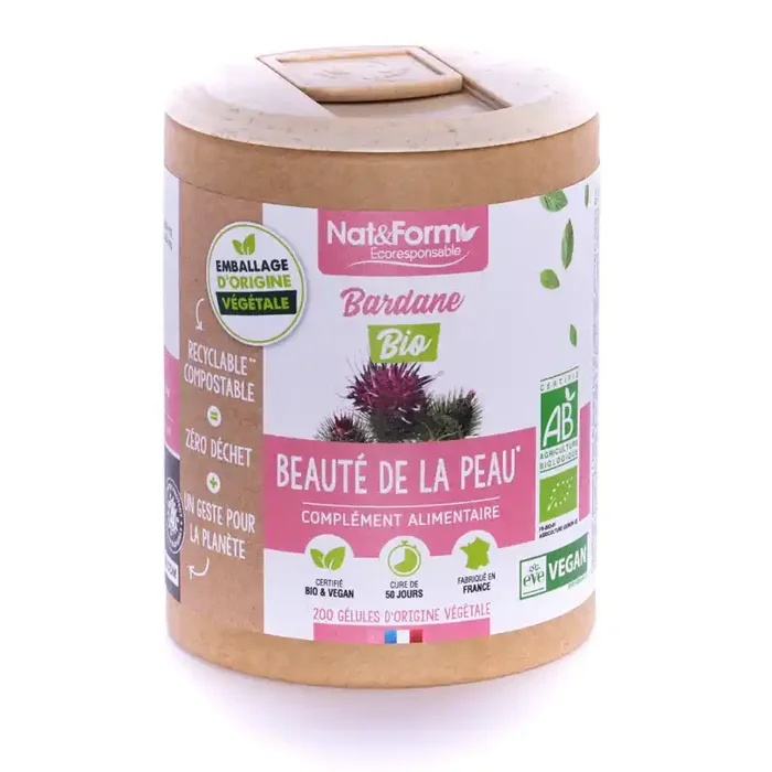 Nat&Form Bardane Racine Bio 90 Gelules