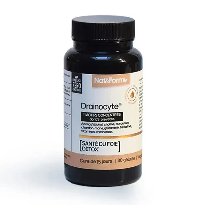 Nat & Form Drainocyte® Santé du Foie Détox 30 gélules