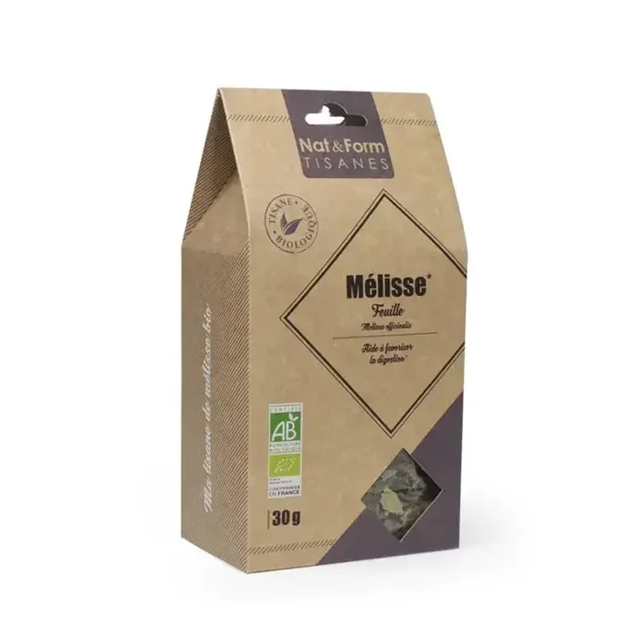 Nat & Form Tisane Mélisse Bio 30g