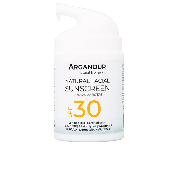 NATURAL&ORGANIC facial sunscreen SPF30 50 ml