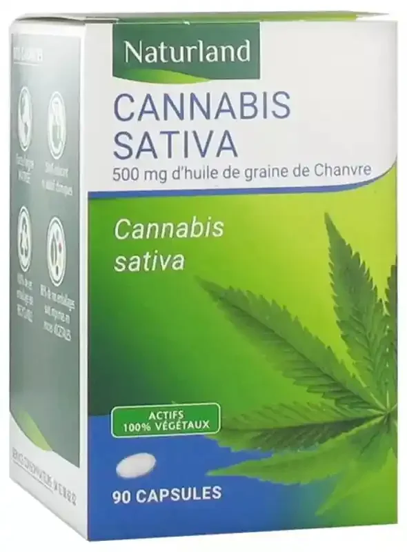 Naturland Cannabis Sativa 90 Capsules