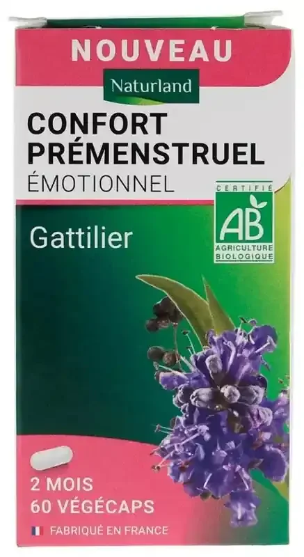 Naturland Confort Prémenstruel Émotionnel Bio 60 Unités