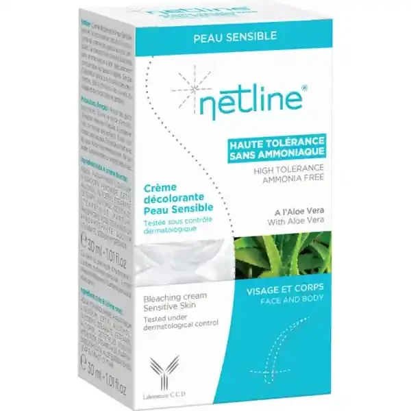 Netline Crème Décolorante Peau Sensible