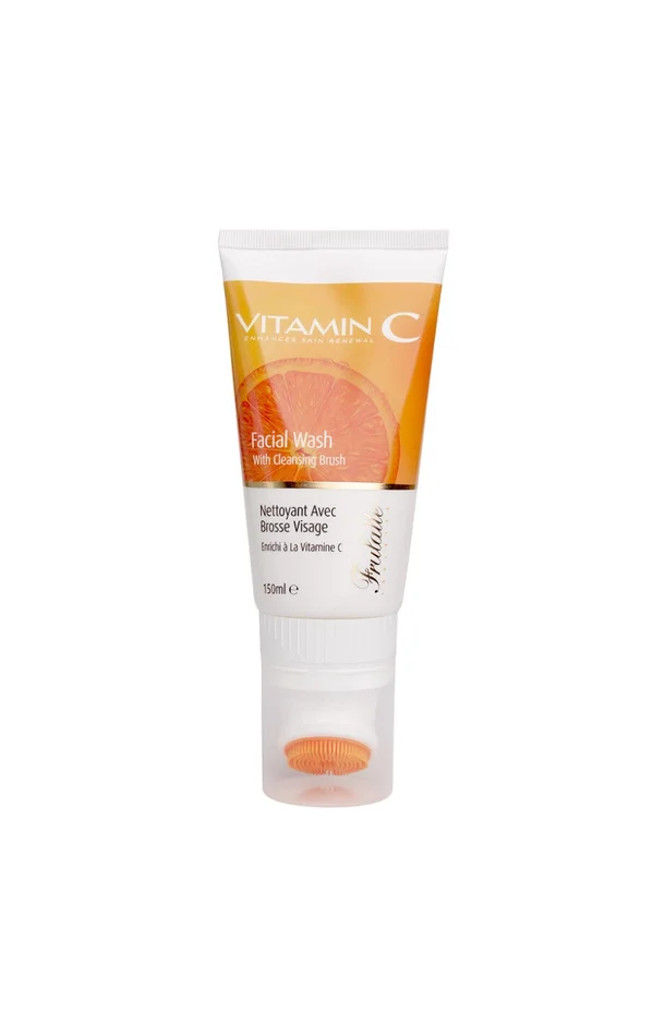 Nettoyant avec brosse – Vitamine C – Visage – 150 ml