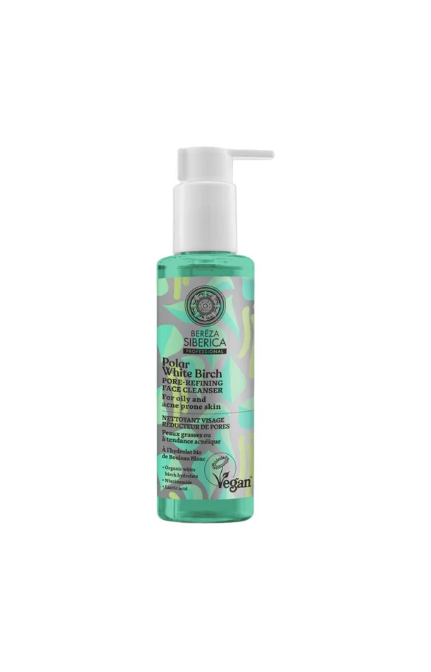 Nettoyant réducteur de pores vegan – Bouleau blanc – Peaux grasses ou acnéiques