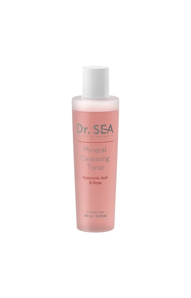 Nettoyant tonique minéral – Acide hyaluronique & rose – Visage – 200 ml