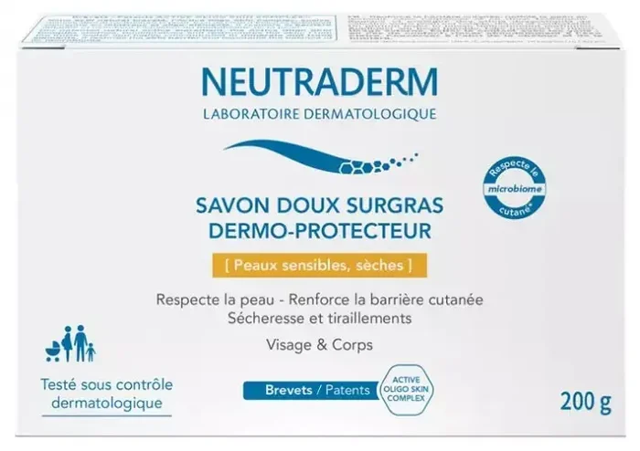 Neutraderm Savon Doux Surgras Dermo Protecteur Et200G
