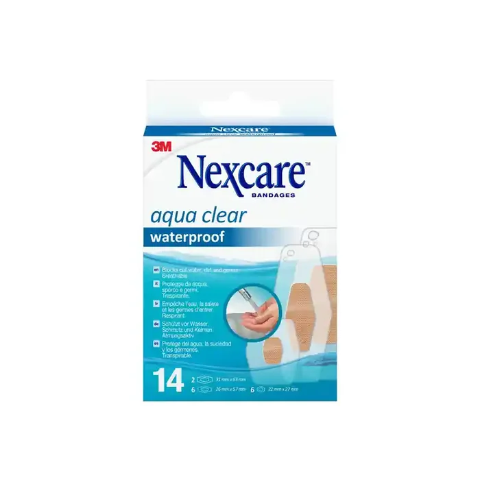 Nexcare Aqua Clear 14 pansements waterproof