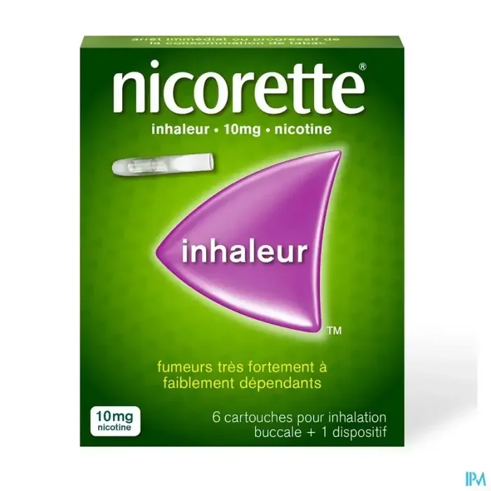 Nicorette inhaleur 10mg cartouche pour inhalation buccale 6