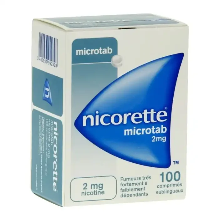 Nicorette microtab 2mg 100 comprimes sublinguaux