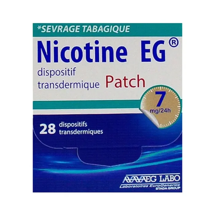 Nicotine EG 7mg/24h – Sevrage tabagique – 28 patchs