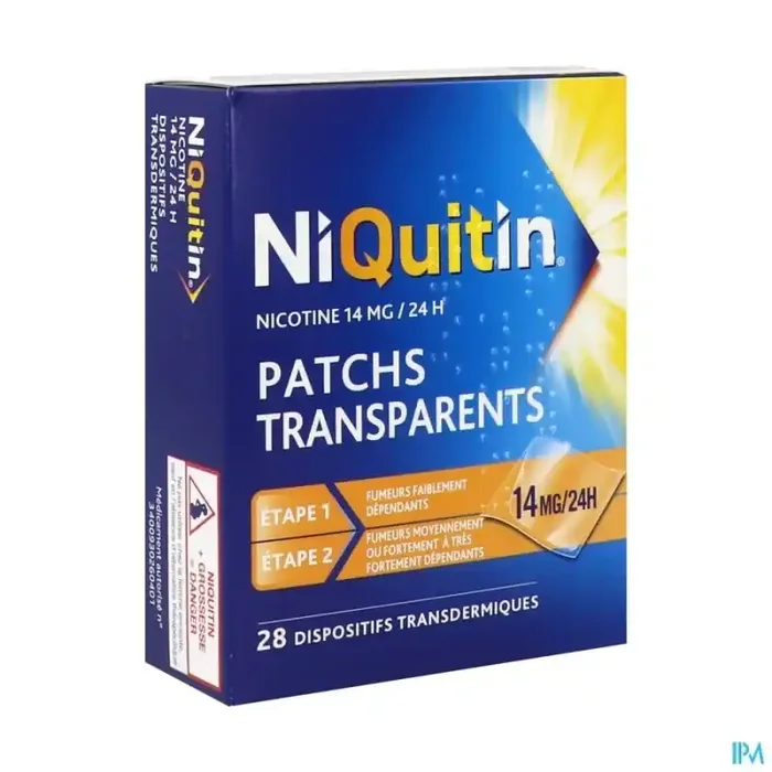 Niquitin 14mg/24heures dispositif transdermique en sachet 28