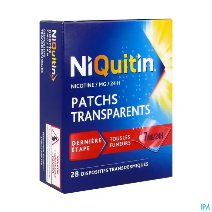 Niquitin 7mg/24heures dispositif transdermique 28
