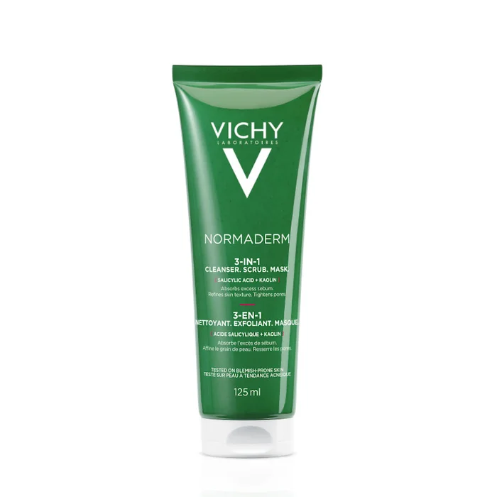 Normaderm 3 en 1 – Nettoyant, Démaquillant et Masque 125 ml